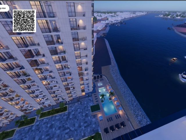 شقة غرفة وصالة بإطلالة جانبية على خور عجمان | بقسط 1% 2