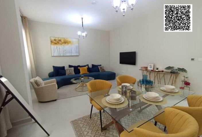 غرفتين وصالة في قرية الأميرة تملك حر بإطلالة على منطقة الياسمين