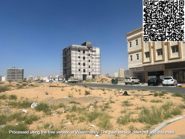 للبيع ارض سكني تجاري زاويه شارعين في عجمان منطقه جلوبال  2