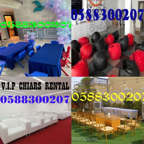 Hotel Event Items for Rentals in Dubai.