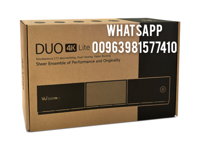VU+ Duo 4K Lite 1x DVB-S2X FBC Twin / 1x DVB-C FBC Tuner PVR read