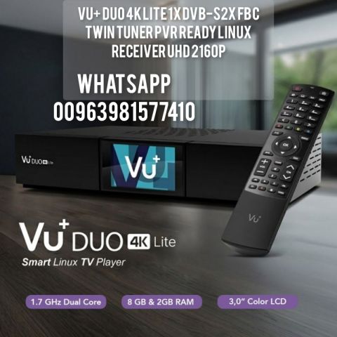 VU+ Duo 4K Lite 1x DVB-S2X FBC Twin / 1x DVB-C FBC Tuner PVR read 6