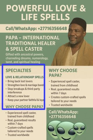  +27716356648 TRADITIONAL HEALER in  Mfuleni, Philipi, Cradock, M
