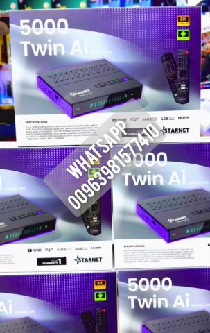STARNET 5000 TWIN AI 8K ANDROID FOREVER SATELLITE RECEIVER 