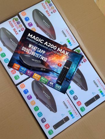 MAGIC A200 MAX 4K ANDROID 14 SATELLITE RECEIVER NEW MODEL 2026 2