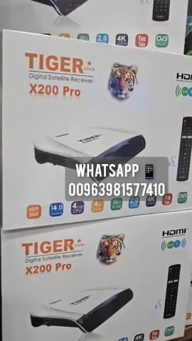TIGER X200 PRO 4K ANDROID OS 14 SATELLITE RECEIVER 