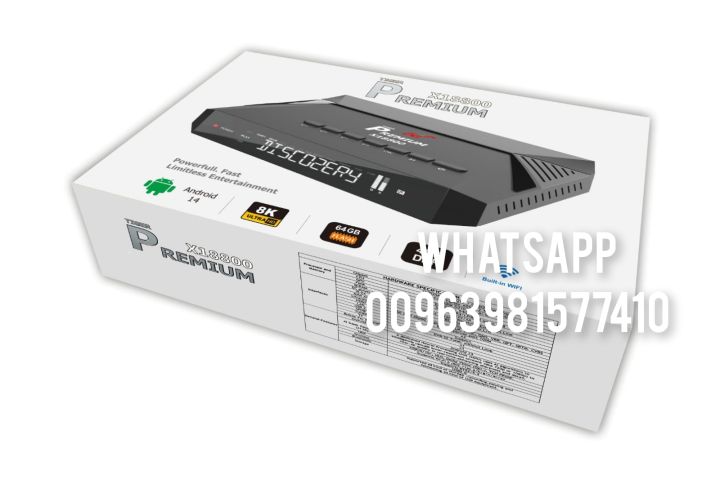 Tiger Premium X18800  (AI-SR) NEW MODEL 2026 CPU AMLOGIC S905X5M 3