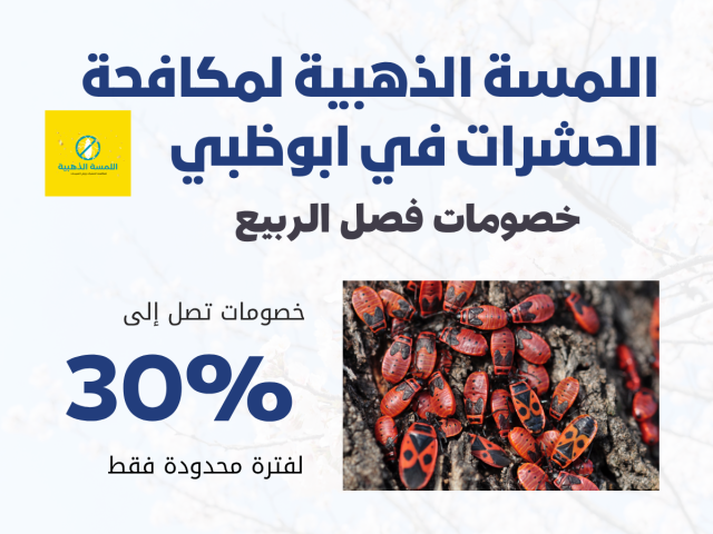 اللمسة الذهبية لمكافحة الحشرات | شركة مكافحة حشرات أبوظبى مكافحة 3