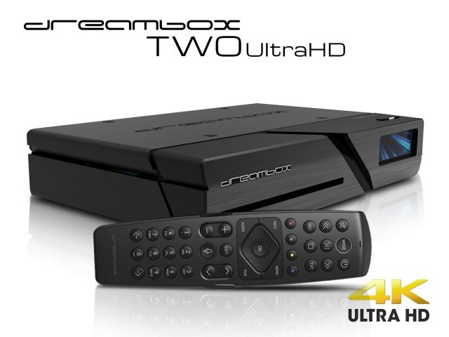 Dreambox TWO Ultra HD 4K 2xDVB-S2X BT Dual Wifi E2 Linux H265 216 2