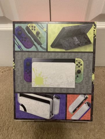 Authentic Nintendo Switch - OLED Splatoon 3 Special Edition 64GB.