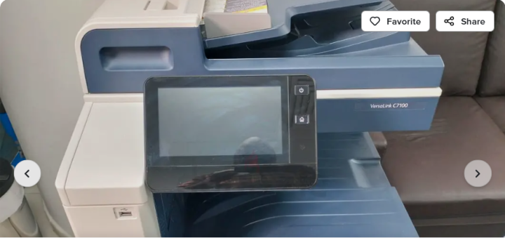 طابعة Xerox VersaLink C7100 ملونة للبيع 2