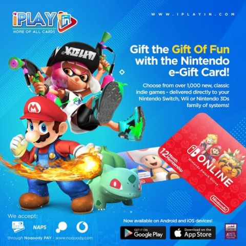 Gift the Gift Of Fun with the Nintendo e-Gift Card!