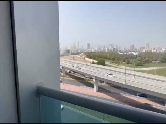 شقة 2 غرفة ابراج سيتي تاور عجمان اطلالة كاملة  شارع الشيخ خليفة