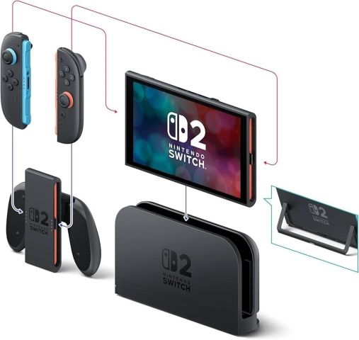 Nintendo Switch 2 Handheld Console System with Mario Kart 3