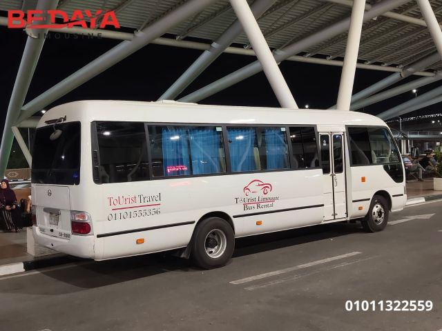 Rent Toyota Coaster VIP Transfer from Tolip Hotel to New Alamein