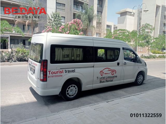 Rent Toyota HiAce VIP Transfer from Tolip Hotel to New Alamein