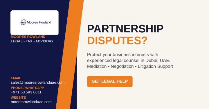 Partnership Disputes in Dubai, UAE