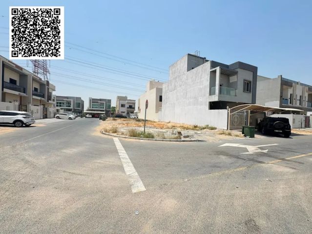 أرض سكنية في الزاهية 1 بجوار طريق محمد بن زايد ترخيص G+2 2
