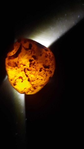 حجر كريم طبيعي مصور بنقوش ربانية فريدة 💎 3