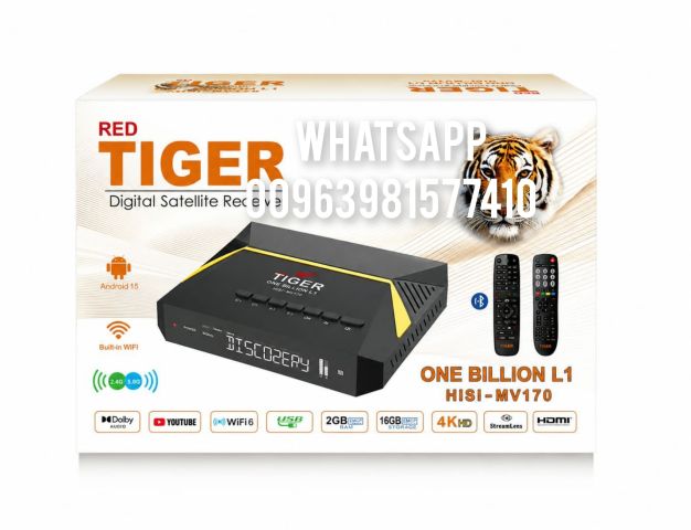 RED TIGER ONE BILLION L1HISI-MV170 ANDROID OS 15 FOREVER 
