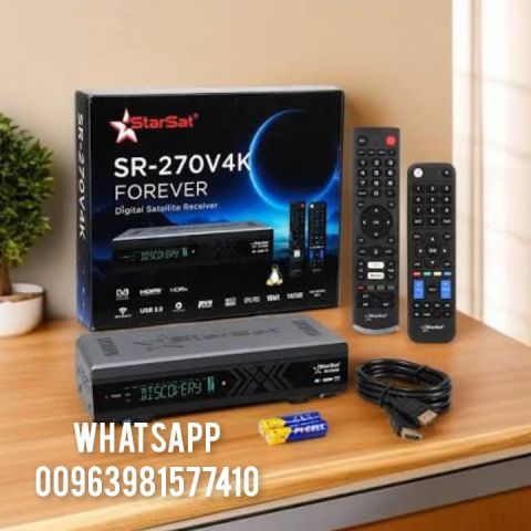 StarSat SR-270V4K 4K UHD Linux Forever  StarSat SR-270V4K 4K UHD 