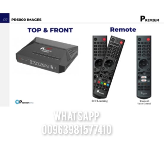 PREMIUM PR6000 4K OS: Android 15 CPU HiSilicon Hi3798MV170 3