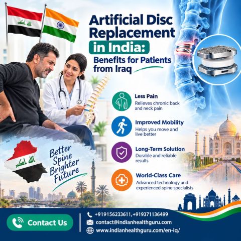 Artificial Disc Replacement surgeon in India for Iraqi patients