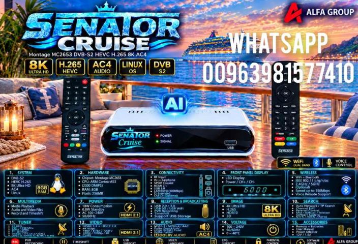 SENATOR CRUISE 8K NEW MODEL 2026 2
