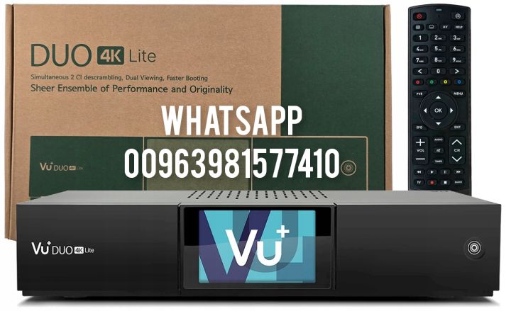 VU+ Duo 4K Lite UHD 2x DVB-C FBC Cable Receiver 2TB(Linux E2, PVR 2