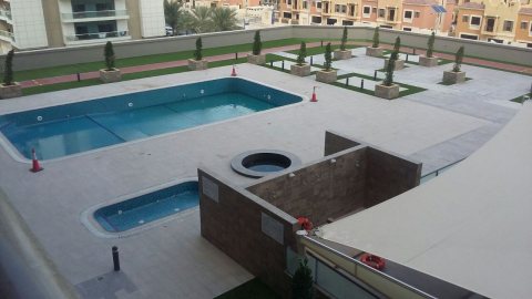 fully furnitured studio for rent in Dubai sport city only 42000 AED  2