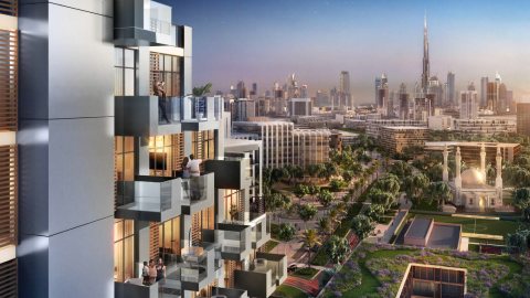 للبيع في دبي في الداون تاون الجديد منطقة الميدان بأجمل اطلالة علي برج خليفة 2