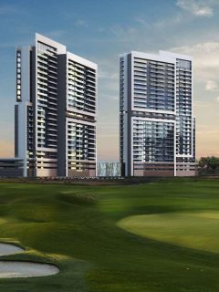 فرصتك لتملك شقةغرفةوصالةفي دبي باطلالةمميزةعلي الجولف بسعر 399 ألف تقسيط