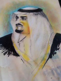لوحات فنية لملوك وامراء المملكة العربية السعودية 3