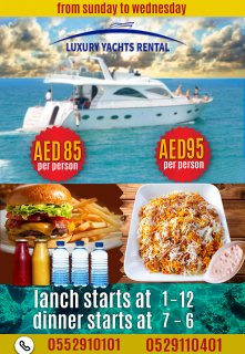 Book Yacht get Burger / Birayni on board