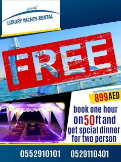 Book 1 hour get special dinner on beach