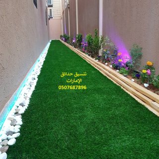 شركة عشب طبيعي ابوظبي 0507687896 زراعة ورد تركيب عشب صناعي مظلات جلسات