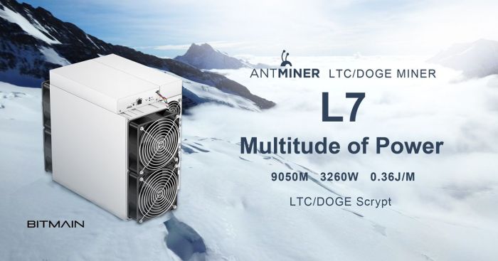 in stock Bitmain Antminer L7 9.5Ghs wholesale free shipping