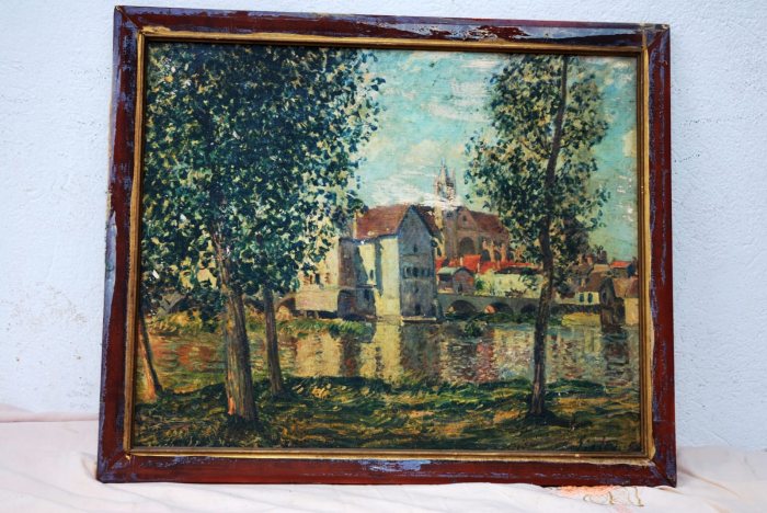 Alfred Sisley The Loing at Moret