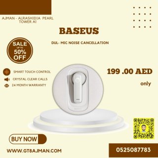 BASEUS  DUAL MIC NOISE CANCELATION / سماعات باسيوس