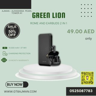 GREEN LION ROME EARBUDS 2 IN 1 