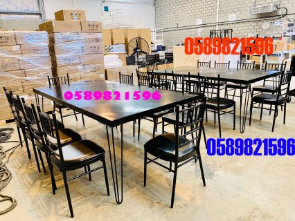 Rent tables with lights for rent, rent clean chairs for rent in Dubai.