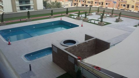 fully furnitured 1 bedroom apartment for rent in Dubai sport city only 60000